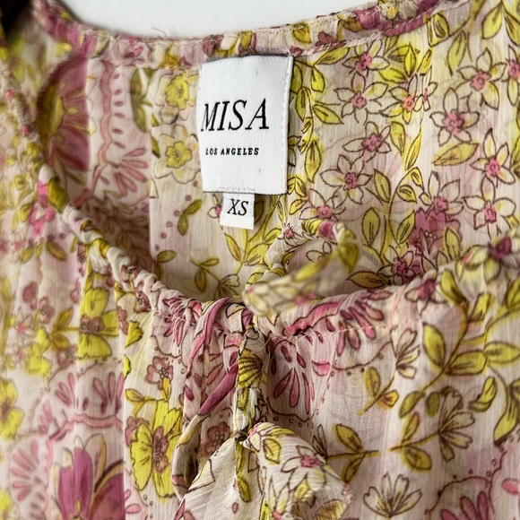 MISA Los Angeles Viviana Floral Mini Dress Size XS - Picture 4 of 4